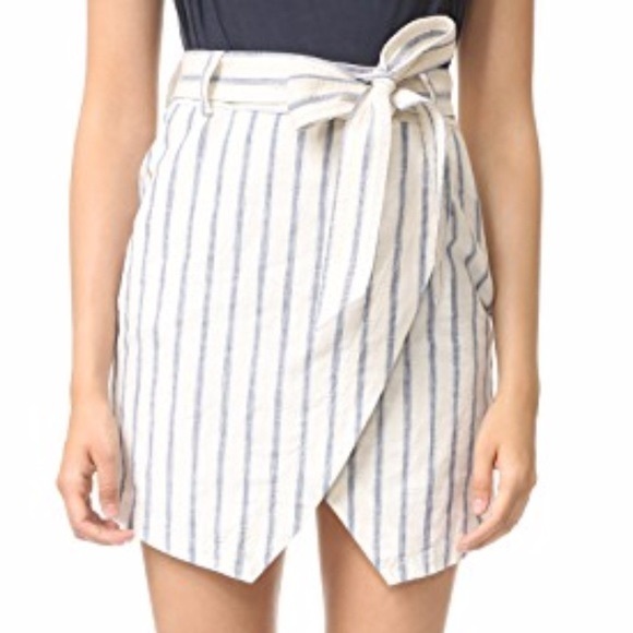 Madewell Dresses & Skirts - **FINAL SALE** Madewell linen wrap skirt